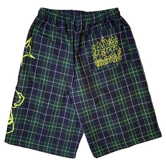 PLAID UNIFORM BERMUDA